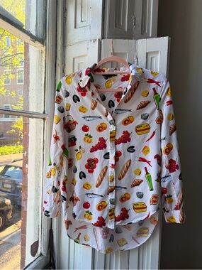 Italian Summer Food Blouse 🍑
